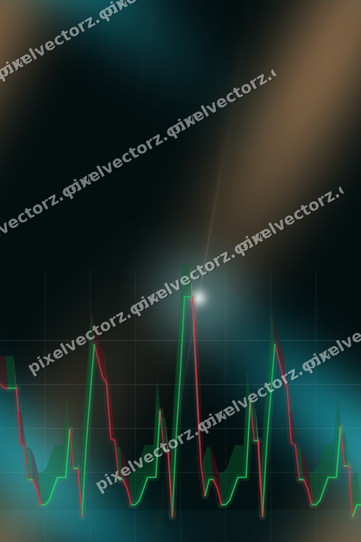 Nahtloser Neon Diagramm Hintergrund in Petrol und Orange