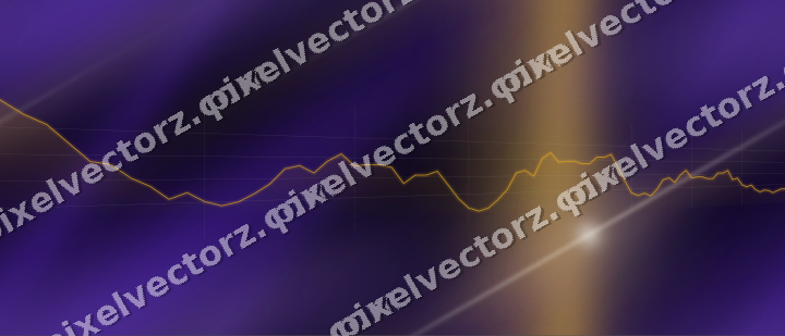 Nahtloser Neon Diagramm Hintergrund in Bernstein und Violett