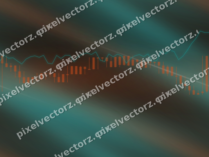 Nahtloser Neon Diagramm Hintergrund in Orange und Petrol