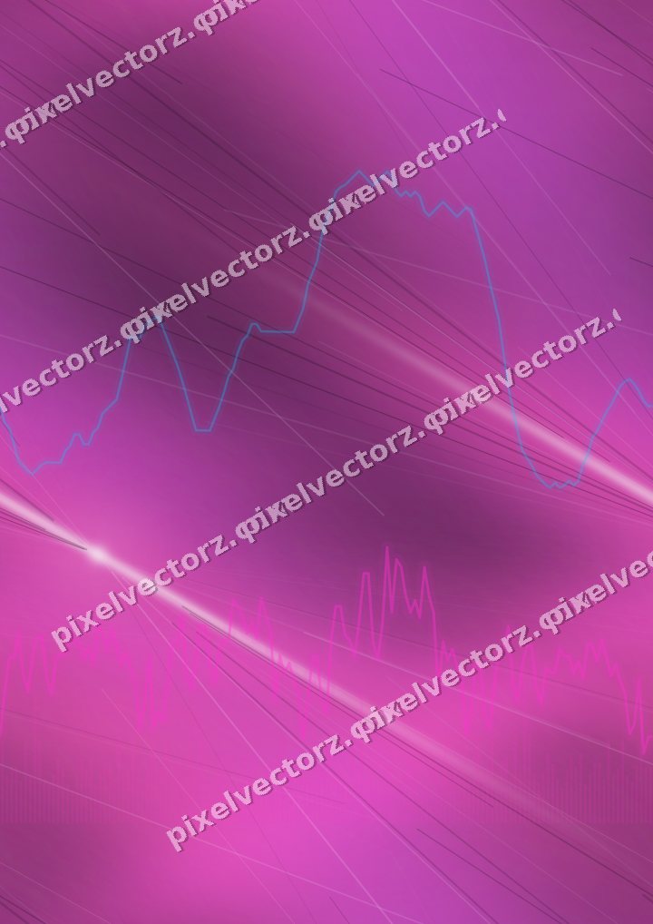 Nahtloser Neon Diagramm Hintergrund in Magenta und Violett