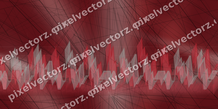 Nahtloser Neon Diagramm Hintergrund in Rot und Blasslimette