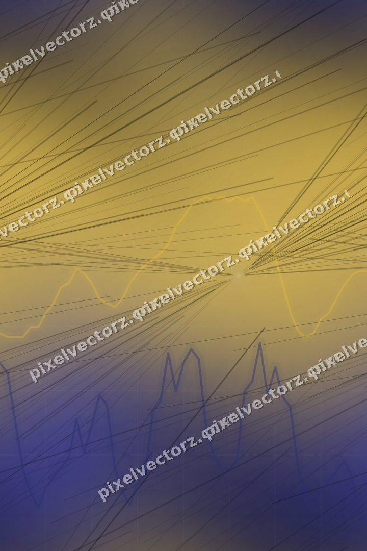 Nahtloser Neon Diagramm Hintergrund in Blau und Bernstein