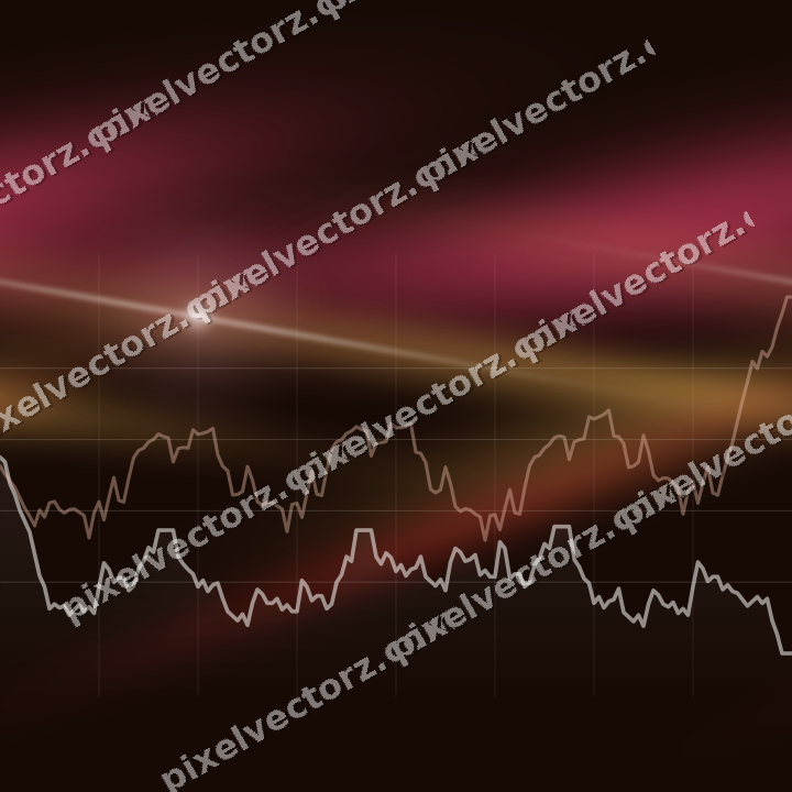 Nahtloser Neon Diagramm Hintergrund in Rot und Orange