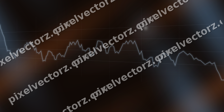 Nahtloser Neon Diagramm Hintergrund in Blau und Orange
