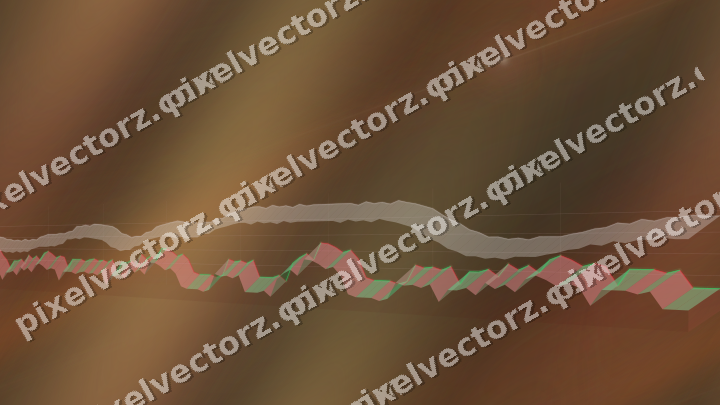 Nahtloser Neon Diagramm Hintergrund in Rot und Bernstein