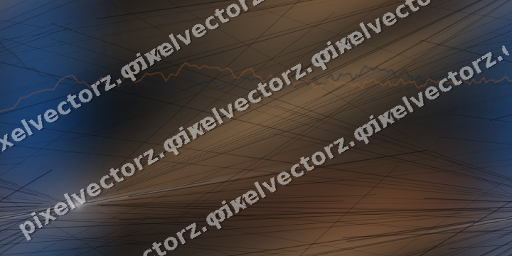 Nahtloser Neon Diagramm Hintergrund in Blau und Orange