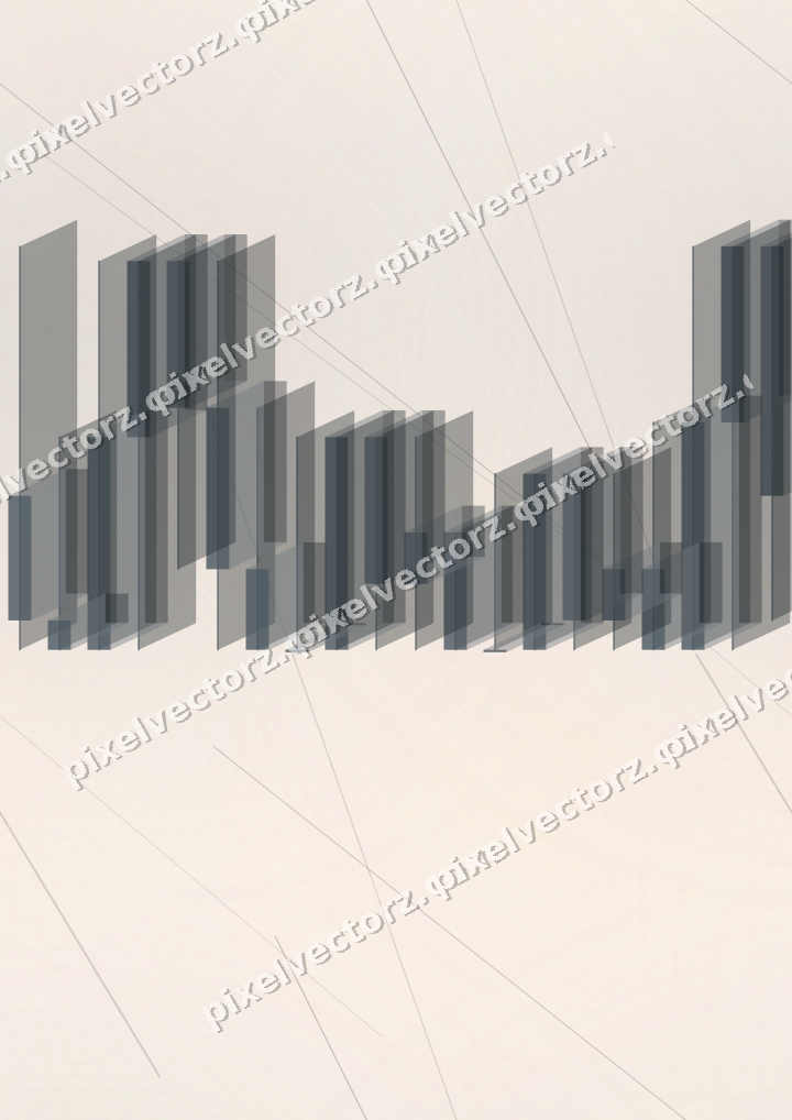 Nahtloser Pastell Diagramm Hintergrund in Blau und Orange
