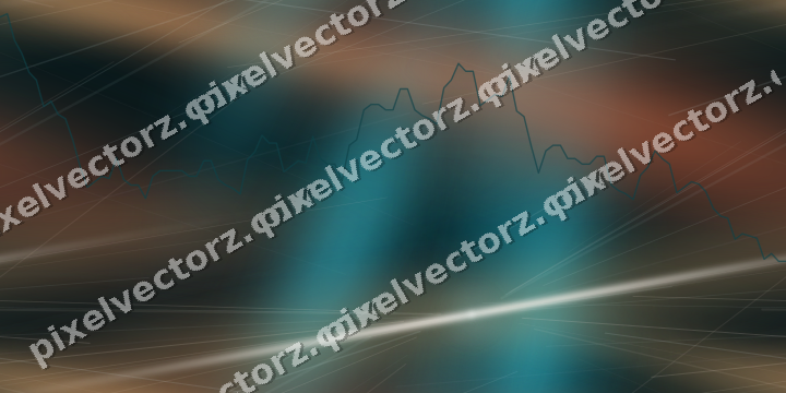 Nahtloser Neon Diagramm Hintergrund in Petrol und Orange