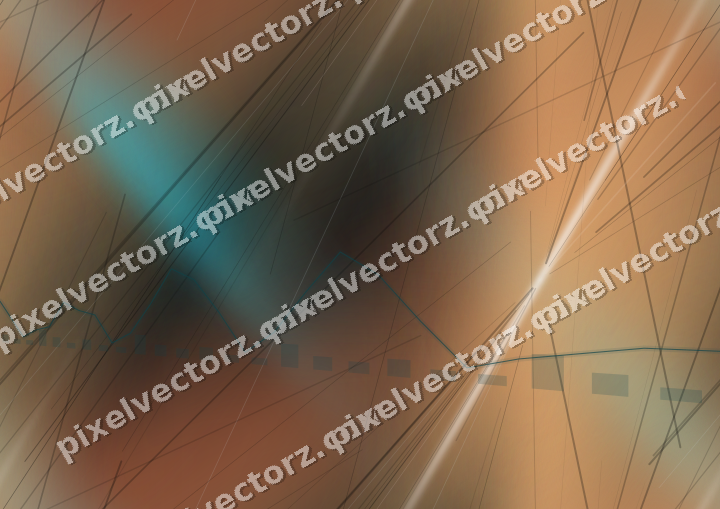 Nahtloser Neon Diagramm Hintergrund in Petrol und Orange