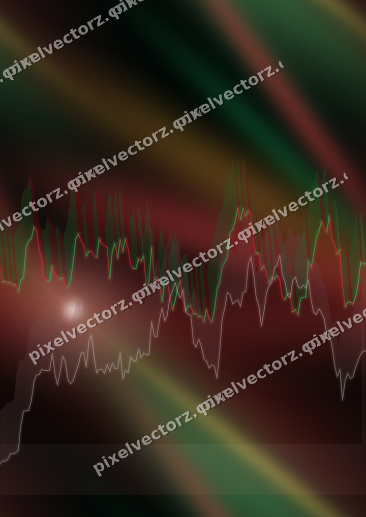 Nahtloser Neon Diagramm Hintergrund in Rot und Orange