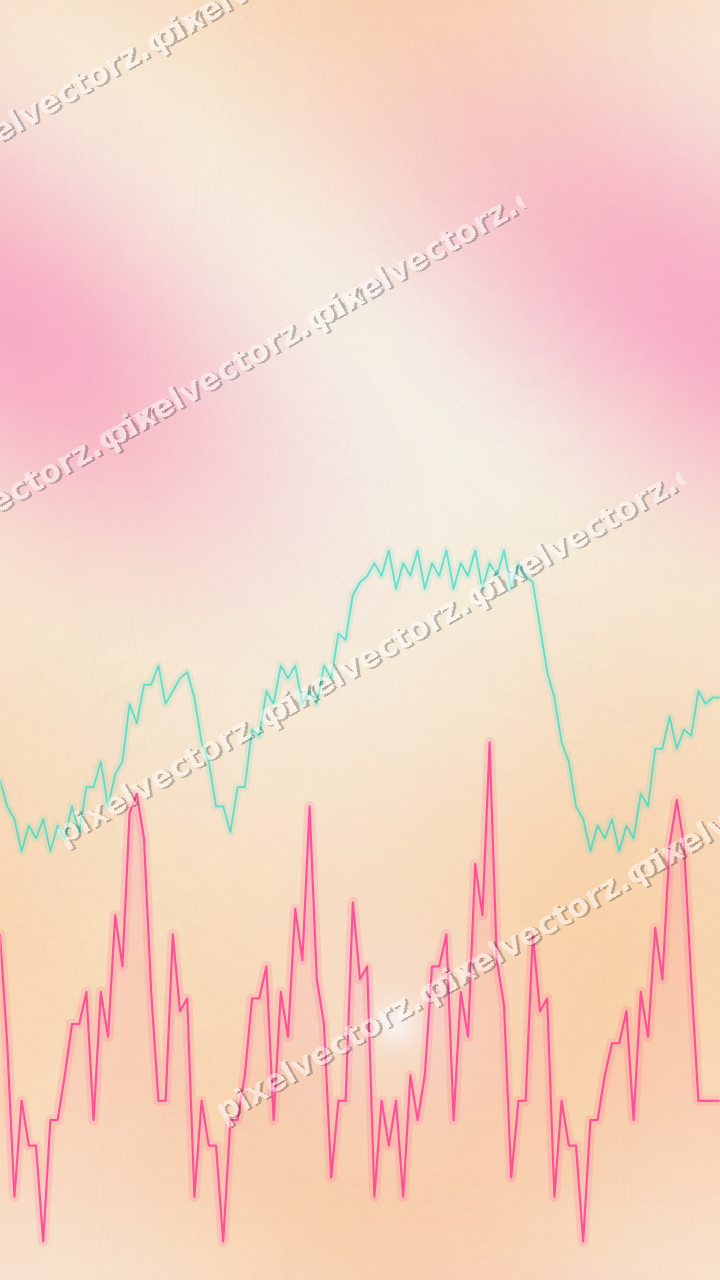 Nahtloser Pastell Diagramm Hintergrund in Rosa und Orange