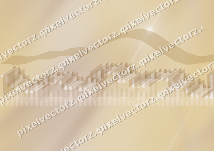 Nahtloser Pastell Diagramm Hintergrund in Bernstein und Blassorange