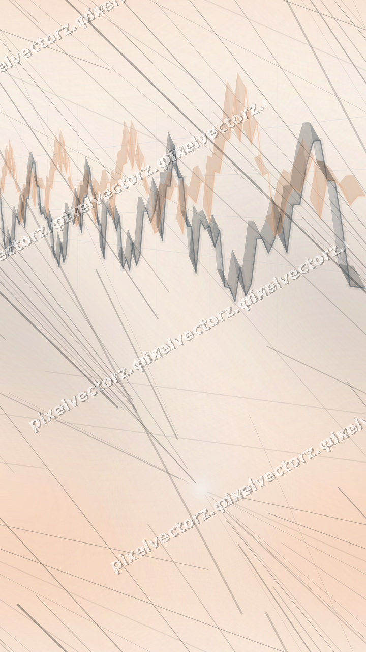 Nahtloser Pastell Diagramm Hintergrund in Blau und Orange