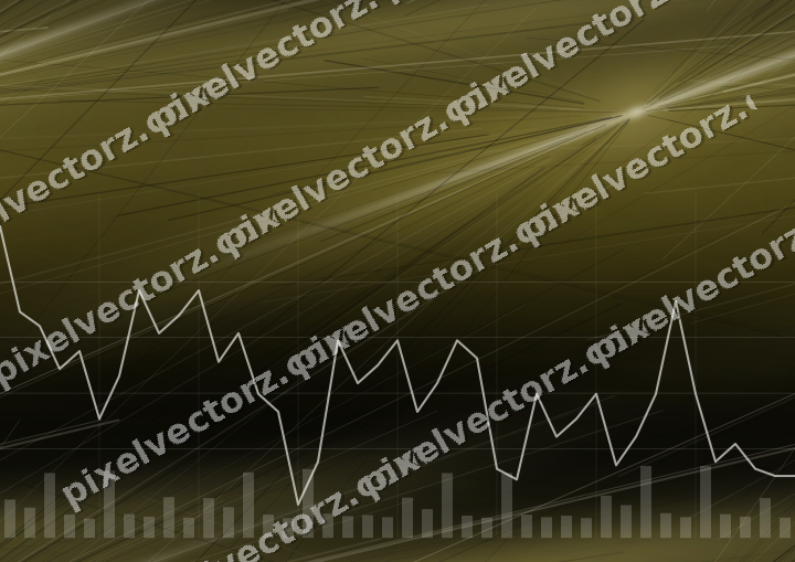 Nahtloser Neon Diagramm Hintergrund in Bernstein und Gelb