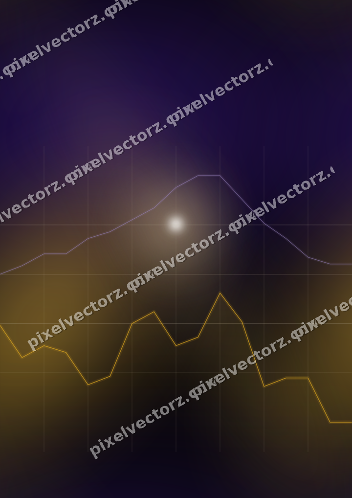 Nahtloser Neon Diagramm Hintergrund in Bernstein und Violett
