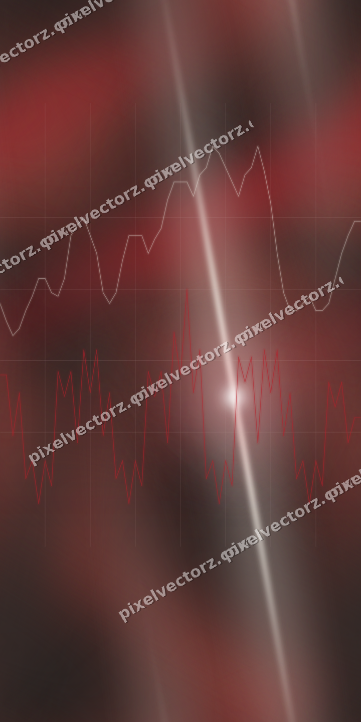 Nahtloser Neon Diagramm Hintergrund in Rot und Blassbernstein
