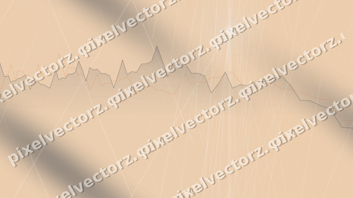 Nahtloser Pastell Diagramm Hintergrund in Dunkelblau und Orange