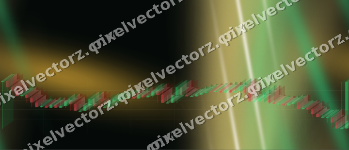 Nahtloser Neon Diagramm Hintergrund in Bernstein und Grün