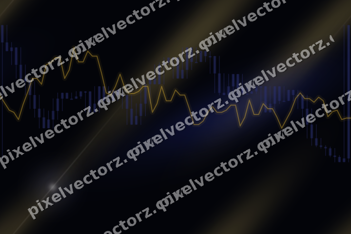 Nahtloser Neon Diagramm Hintergrund in Blau und Bernstein