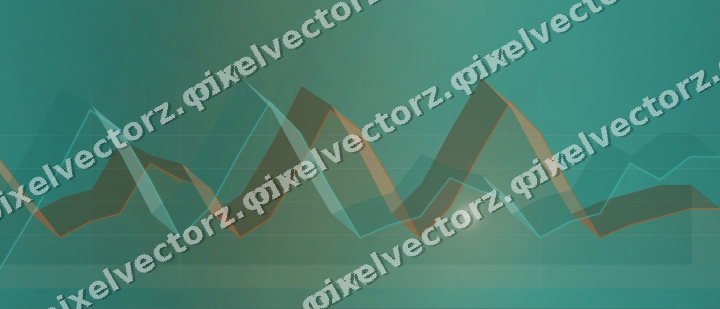Nahtloser Neon Diagramm Hintergrund in Orange und Petrol