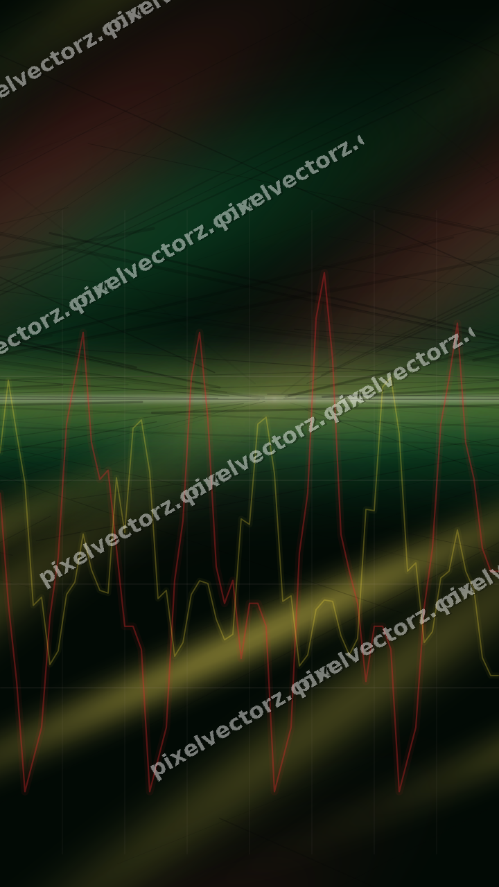 Nahtloser Neon Diagramm Hintergrund in Rot und Orange