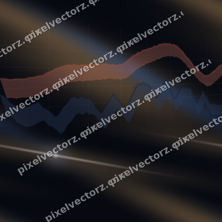 Nahtloser Neon Diagramm Hintergrund in Blau und Rot