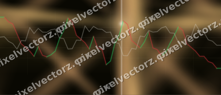 Nahtloser Neon Diagramm Hintergrund in Bernstein und Orange