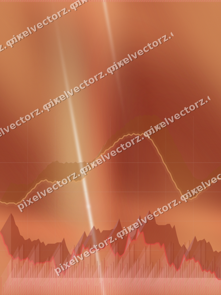 Nahtloser Neon Diagramm Hintergrund in Rot und Orange