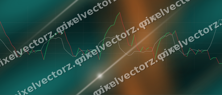 Nahtloser Neon Diagramm Hintergrund in Orange und Petrol