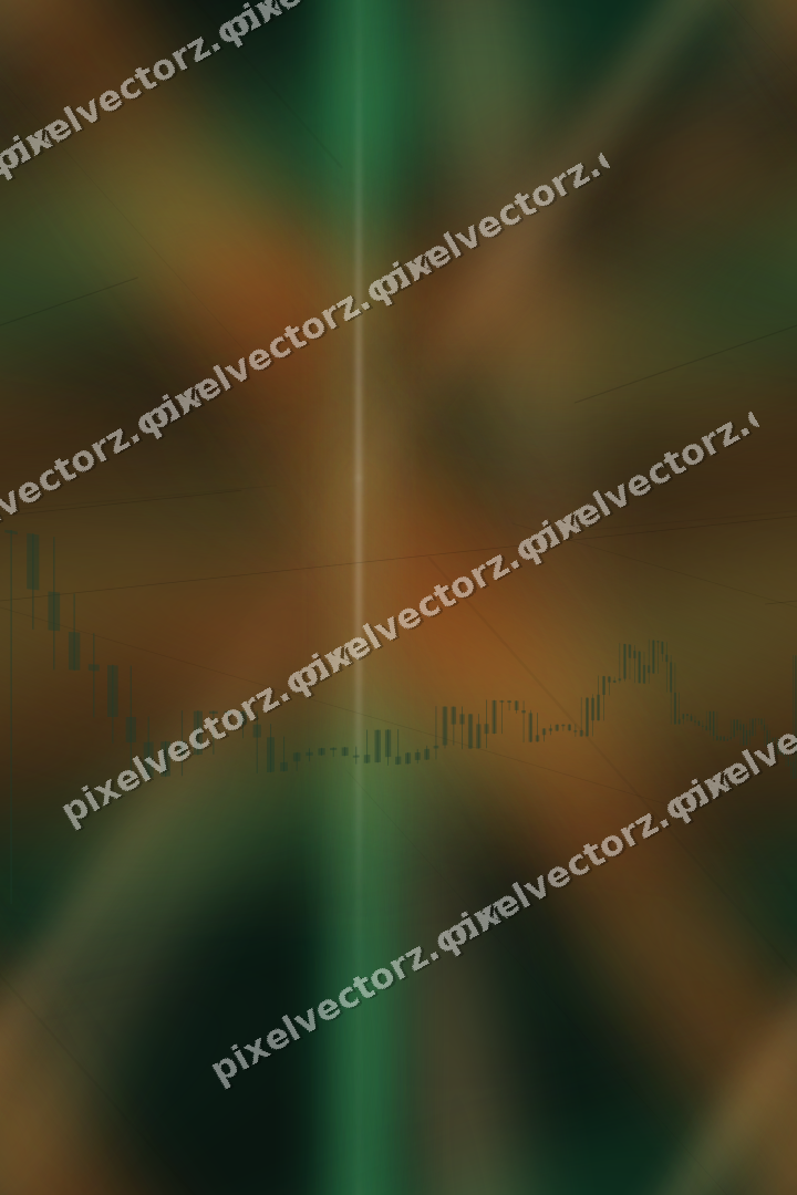 Nahtloser Neon Diagramm Hintergrund in Grün und Orange