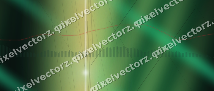 Nahtloser Neon Diagramm Hintergrund in Grün und Rot