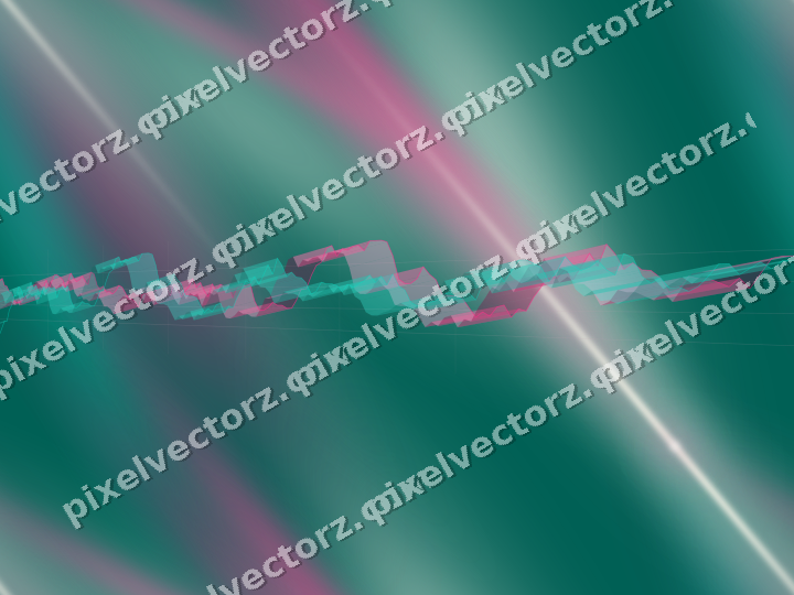 Nahtloser Neon Diagramm Hintergrund in Rosa und Orange