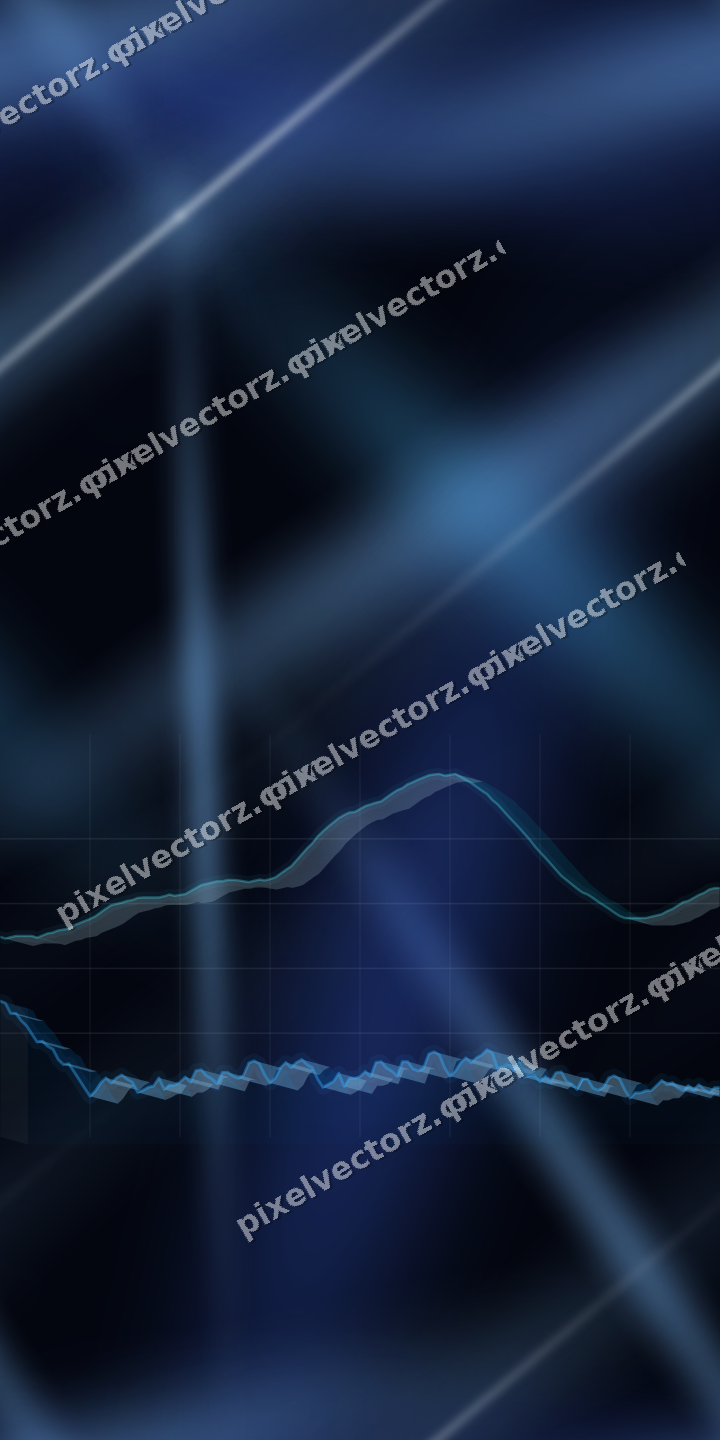 Nahtloser Neon Diagramm Hintergrund in Türkis und Blau