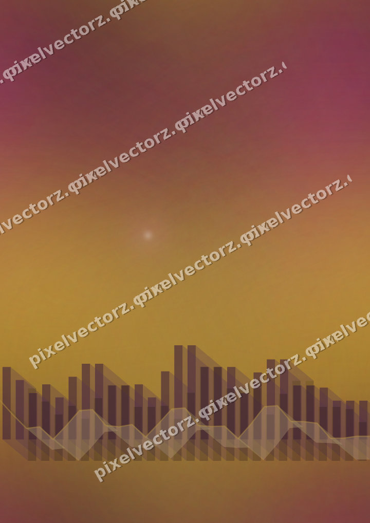 Nahtloser Neon Diagramm Hintergrund in Magenta und Bernstein