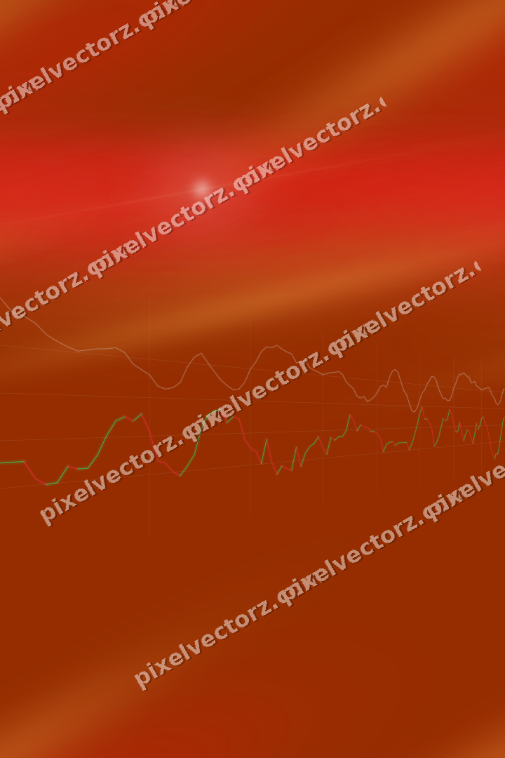 Nahtloser Neon Diagramm Hintergrund in Rot und Orange