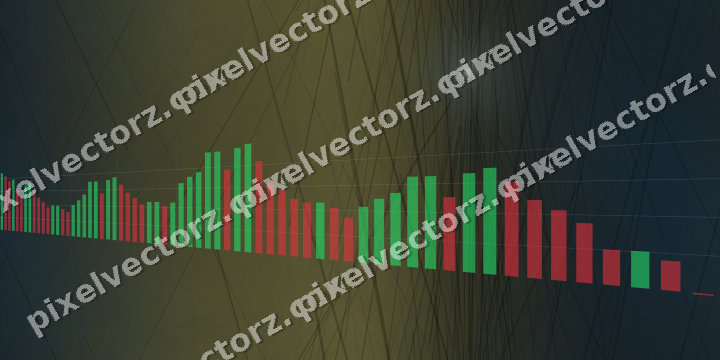 Nahtloser Neon Diagramm Hintergrund in Blau und Gelb