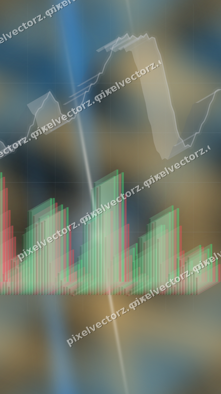 Nahtloser Neon Diagramm Hintergrund in Blau und Rot