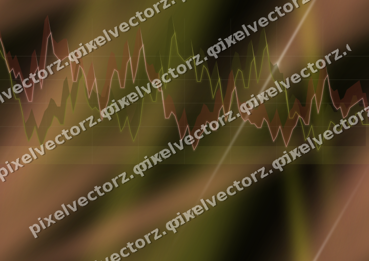 Nahtloser Neon Diagramm Hintergrund in Gelb und Rot