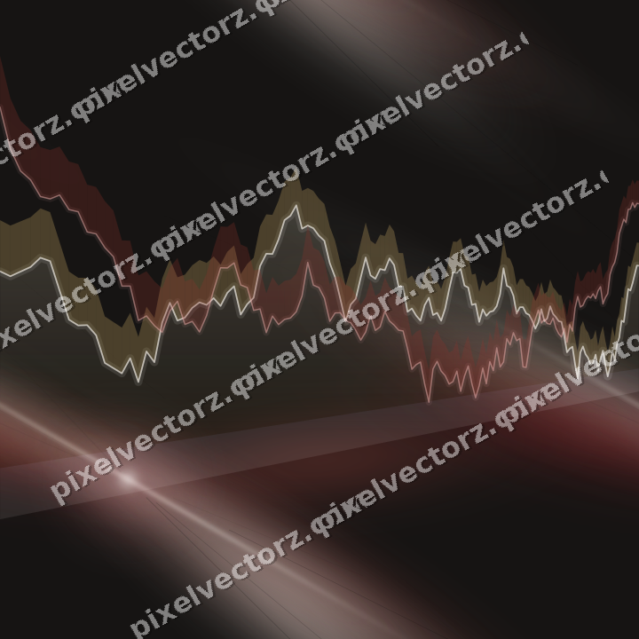 Nahtloser Neon Diagramm Hintergrund in Rot und Blassbernstein