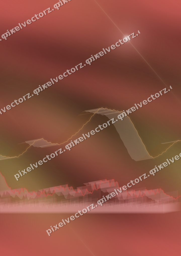 Nahtloser Neon Diagramm Hintergrund in Rot und Orange