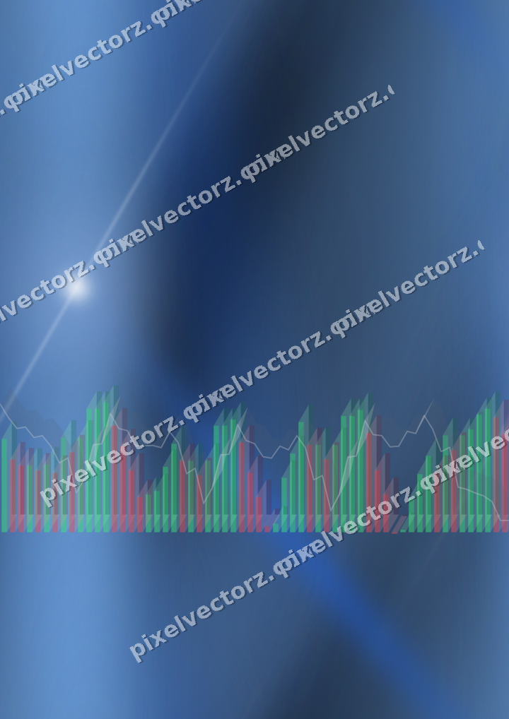 Nahtloser Neon Diagramm Hintergrund in Blau