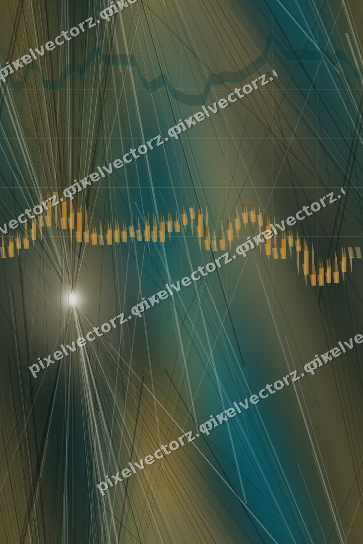 Nahtloser Neon Diagramm Hintergrund in Bernstein und Petrol