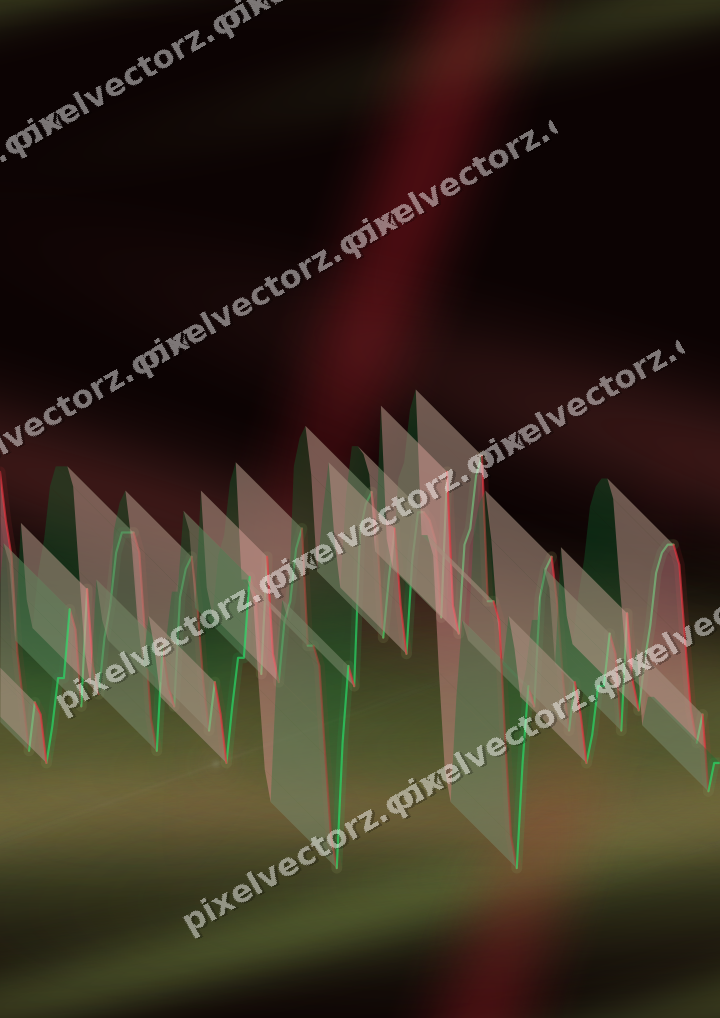 Nahtloser Neon Diagramm Hintergrund in Rot und Grün