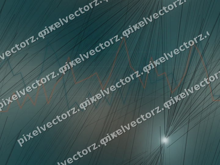Nahtloser Neon Diagramm Hintergrund in Dunkelpetrol und Orange