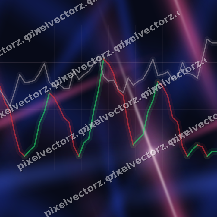 Nahtloser Neon Diagramm Hintergrund in Rosa und Blau