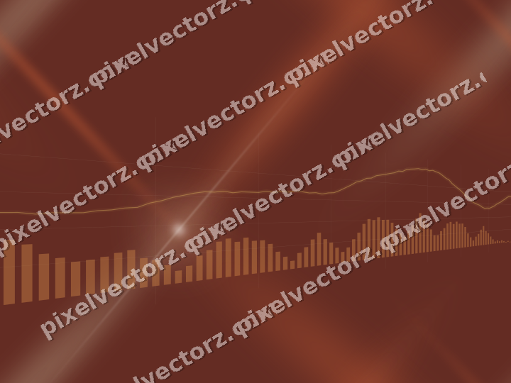 Nahtloser Neon Diagramm Hintergrund in Orange und Bernstein