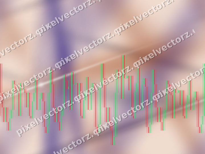 Nahtloser Pastell Diagramm Hintergrund in Orange und Blau