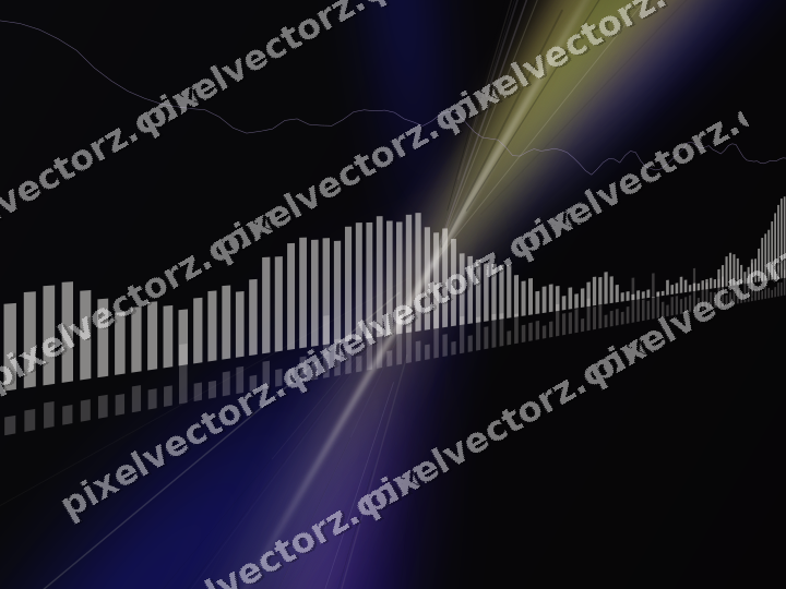 Leuchtender Neon Diagramm Hintergrund in Blau und Violett