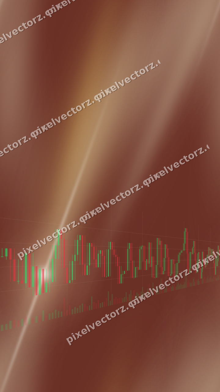 Nahtloser Neon Diagramm Hintergrund in Orange und Bernstein