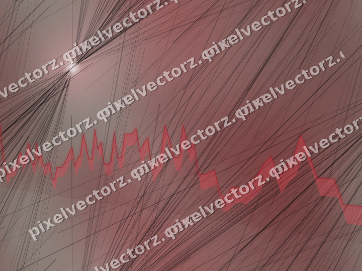 Nahtloser Neon Diagramm Hintergrund in Rot und Blasslimette